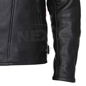 Nouvelle arrivée Veste de moto en cuir à fermeture éclair intégrale personnalisée pour hommes Coupe ajustée Imperméable Coupe-vent Marque privée - Product Image 6