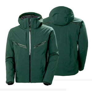 Veste pour homme personnalisable à prix de gros personnalisée pour l'hiver, matériau respirant pour l'extérieur, fermeture à glissière imperméable de grande taille - Product Image 2