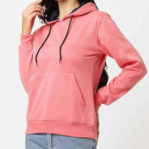Venta al por mayor precio barato material de lana hecho mujeres pulóver sudaderas con capucha cuello bordado Technics Streetwear para mujeres invierno - Product Image 3