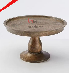 Support à gâteau en bois de conception classique haut de gamme pour hôtels et restaurants - Product Image 1