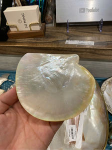 Plato de Madre de perla hecho a mano Natural pulido, Plato decorativo, plato de Madre de perla para vajilla elegante - Product Image 4