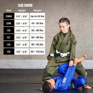 IBJJF Ultra Light BJJ Brazilian Jiu Jitsu Gi para niños con tela preencogida y cinturón gratis - Product Image 4