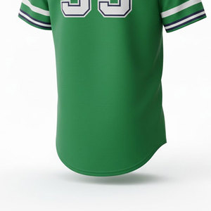 OEM Custom Breathable <b>Baseball</b> Jersey with Durable Construction Soft Fabric Quick Dry for Team Uniforms and Casual Wear - Product Image 6