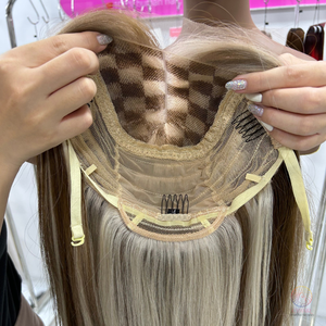 Recién llegado cabello vietnamita crudo sin cola transparente para pelucas Sdd hueso recto Peluca de cabello humano negro onda profunda - Product Image 6