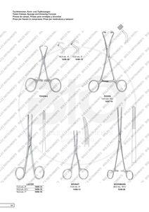 Nouvelle pince de maintien d'éponge FOERSTER mâchoires lisses incurvées droites Instruments de haute qualité à revêtement de couleur par BIOLEX INSTRUMENTS - Product Image 3