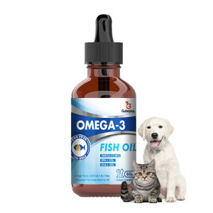 เสื้อโค้ทบริสุทธิ์สำหรับสัตว์เลี้ยงสินค้า <span class=keywords><strong>Omega3</strong></span>รองรับ DHA & EPA น้ำมันปลาแซลมอนสำหรับสุนัขแมวและแมว - Product Image 1