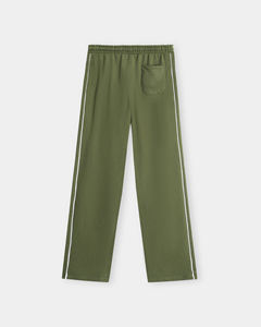Pantalons de survêtement vert olive pour homme avec logo personnalisable, vêtements de sport décontractés, pantalon de sport à jambe droite, respirant, jogging de mode en gros - Product Image 2