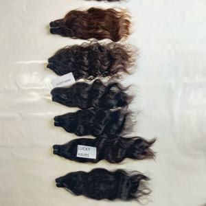 Mèches de cheveux humains bruts vierges naturels non traités, cheveux brésiliens vierges à cuticules alignées - Product Image 3