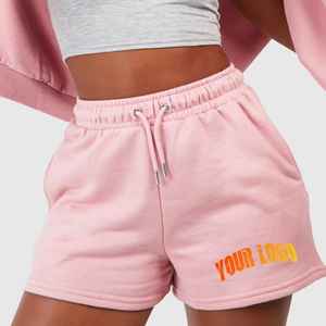 Pantalones cortos deportivos de cintura alta de verano para mujer, compresión en forma de V, transpirable, para gimnasio, correr, ropa deportiva, Logo, Sexy, cómodo, motorista - Product Image 2