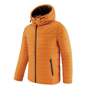 Chaquetas impermeables para lluvia y nieve para hombre, acolchadas con burbujas transpirables, cortavientos personalizado, cuello levantado, venta al por mayor, logotipo frontal incluido - Product Image 1