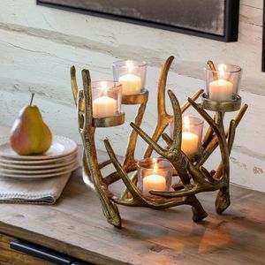 Velas votivas de diseño con acabado metálico de primera calidad para crear un ambiente elegante en bodas - Product Image 5