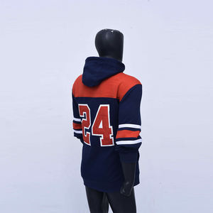 Equipo de Hockey Sudaderas con capucha Poliéster Hockey en blanco Sudadera con capucha Jersey Comprar al por mayor Personalizado en blanco Hockey sobre hielo Jersey Sudadera con capucha con cordones - Product Image 4