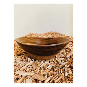 Gran oferta, sopa de cuenco de madera personalizado, cuenco para servir ensalada de madera de acacia, vajilla de mesa, cuenco de madera de lujo para servir comida - Product Image 1