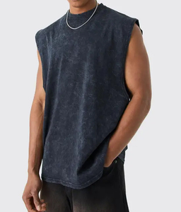 Camiseta sin mangas de alta calidad y económica para hombre, camiseta interior, chaleco de gimnasio, chaleco de verano, chaleco deportivo, camiseta sin mangas con cuello en V hueco, colores negro, gris y blanco. - Product Image 5