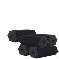 Usine européenne directe Briquette de charbon de bois noir Coquille de noix de coco Shisha Narguilé Hexa Offre Spéciale Paquet Indonésie Charbon Produits d'exportation