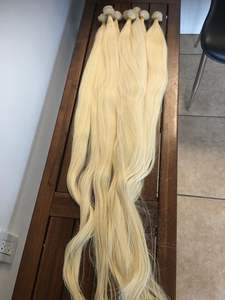 GUGU HAIR 613 Blonde Bouclée Remy Cheveux Humains Vietnamiens Machine Double Trame Loose Deep Wave Cheveux Vierges Bruts 100g - Product Image 2