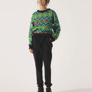 Vêtements pour femmes haut de gamme de haute qualité personnalisés pull en laine pour femmes pull chaud d'hiver respirant pour femmes - Product Image 4