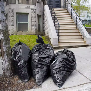 Bolsas de Basura de Plástico con Cordón Impresas Personalizadas: Bolsas de Basura Desechables Resistentes para Uso Doméstico y Comercial - Product Image 1