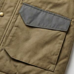 Veste parka d'hiver pour homme, taille moyenne, en toile respirante, manteau chaud, vêtements d'extérieur, style streetwear, veste thermique isolée coupe-vent - Product Image 5