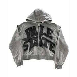 Sweat à capuche oversize d'hiver New York, décontracté, hip-hop, 100% coton molletonné, lavage délavé, sweat à capuche pour homme - Product Image 2