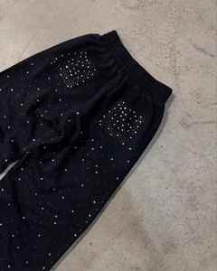 Pantalones Deportivos Extra Grandes de Estilo Holgado con Lavado Ácido Personalizado, 380 Gsm, Lisos, Personalizados, de Pierna Ancha para Hombre - Product Image 3