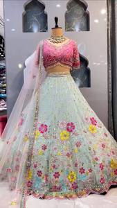 Lehenga choli ดูสง่างามสำหรับการสวมใส่ในชีวิตประจำวันเสื้อผ้าปากีสถาน - Product Image 2