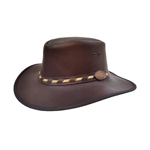 2024 OEM venta al por mayor de ala ancha mujeres Unisex falso lana poliéster sombrero transpirable cinturón fieltro vaquero occidental sombreros personalizados - Product Image 3
