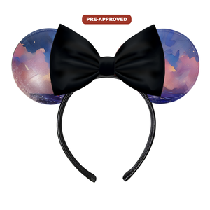 Diadema Negra Pintable con Diseño de Atardecer para Niños, Accesorio para el Cabello para Dibujar y Manualidades, para Niños y Niñas, para Fiestas de Cumpleaños - Product Image 1