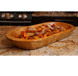 Bol à pâte en bois 100% naturel, décoration d'intérieur, bol de service pour pâtes et nouilles, fournisseur en gros - Product Image 1