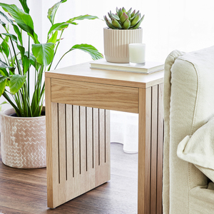 Muebles de madera de alta calidad, mesa auxiliar de madera para decoración del hogar, mesita de noche de la mejor madera hecha en Vietnam - Product Image 3