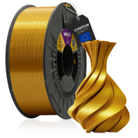 Filament PLA Soie WINKLE 1,75 mm Or 1 kg pour Imprimante 3D – Haute Précision, Lisse, Matériau Biodégradable, Impression Facile, Vente en Gros FDM
