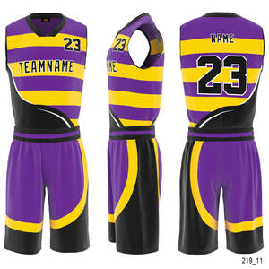 Uniforme de baloncesto para hombre Cómodo y transpirable Recién llegado Tamaño juvenil para adultos Técnicas impresas - Product Image 4