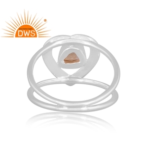 Meilleure vente bague en argent sterling fin avec citrine naturelle et pierres précieuses fendue fabricant de bijoux personnalisés - Product Image 5