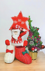 Juego de adornos navideños de mimbre y ratán Natural de Vietnam para decoración de árboles rústicos hechos a mano y acento de vacaciones en el hogar - Product Image 3