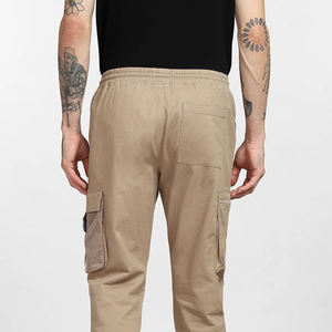 Nueva llegada de alta calidad de los hombres Casual Joggers pantalones personalizados 100% algodón ecológico pantalones de chándal impermeables - Product Image 5