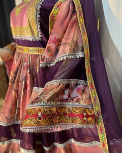 Robe de fête et de mariage afghan en velours afghan fait à la main traditionnel brodé pour femmes robe de taille personnalisée pour femmes à vendre 114 - Product Image 1