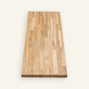 Tablero de Madera de Teca y Acacia de Grado AB con Unión Dentada - Madera para Exteriores al por Mayor para Encimeras de Madera de Pino y Caucho - Product Image 2