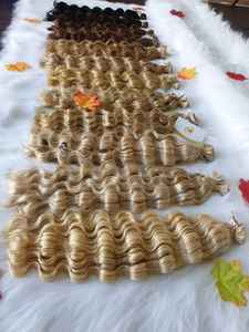 Top 100% extensions de cheveux Remy vietnamiennes brutes vague droite soyeuse pleine cuticule Double kératine dessinée pointe plate paquet pré-collé - Product Image 5