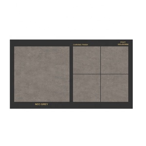 Carreaux de sol en porcelaine à haute brillance de taille et d'épaisseur personnalisées, design moderne européen avec fonction brique réfractaire - Product Image 1