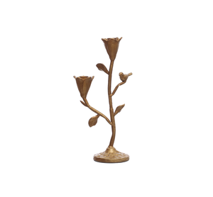 Artistic metal candle holder for statement tabletop styling metal candle holder for modern and contemporary - Product Image 4