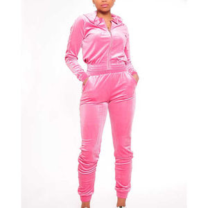 Tout nouveau automne femmes survêtement goutte épaule survêtement dames vêtements de sport 2 pièces vêtements de sport tenue décontracté Slim Fit survêtement - Product Image 1