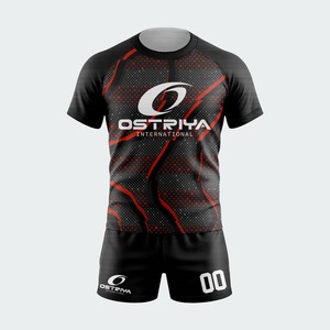 Ensemble de maillot de rugby personnalisé, nouveau style 2026, entièrement sublimé, en polyester, pour hommes - Product Image 3