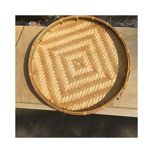 Bandeja de bambú al por mayor de Vietnam, cesta de servicio ecológica de alta calidad hecha a mano - Product Image 5