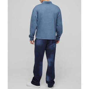 Haute qualité hommes pour polo pour l'été manches courtes avec col rabattu couleur unie séchage rapide anti-rides imprimé - Product Image 5