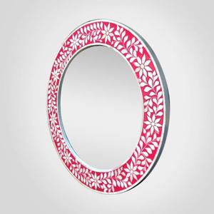 Modern Luxury Bone Wall <b>Mirror</b> Factory's <b>Round</b> <b>Hanging</b> <b>Mirror</b> for Bathroom Decor Multi-Layer Reflective Glass - Product Image 4