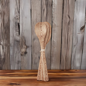 NOUVEAU PRODUIT! Tienphong NEW Limited-Edition Trio de 3 pièces de grain de bois de bambou pour cuisine salle à manger - Product Image 4