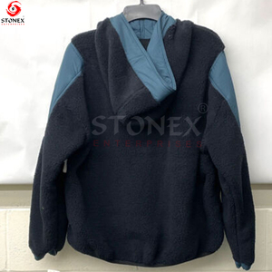 Nouvelle arrivée du meilleur fabricant veste pull à manches longues en polaire pour femmes manteau rempli de coton à demi-fermeture éclair taille XL directe - Product Image 4