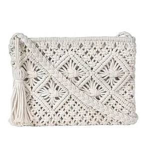 Vintage Bohemian Fashion Style Women's Sequins Tote Purse Eco-Friendly Zipper Closure Chain Travel <b>Portable</b> - Product Image 1