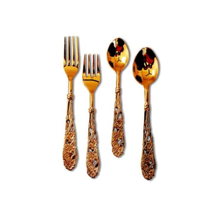 Modern <b>Dishwasher</b> Safe High Premium Quality Designer Cutlery Flatware Set Available at Wholesale Price for Dinner Party Use - Product Image 3
