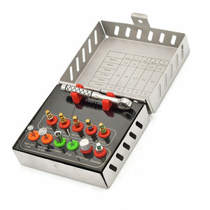 ชุดเครื่องมือขยายกระดูกฟันแบบแมนนวล สแตนเลสคุณภาพสูง ลดราคาพิเศษ ชุดยกไซนัส 12 ชิ้น เครื่องมือผ่าตัดสำหรับปลูกถ่ายแบบใช้ซ้ำได้ - Product Image 2